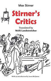 Cover of: Stirner's Critics