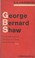 Cover of: George Bernard Shaw