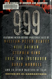 Cover of: 999: new stories of horror and suspense