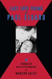 Cover of: Last love poems of Paul Eluard by Paul Éluard