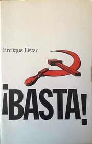 Cover of: ¡Basta!: Una aportación a la lucha por la recuperación del partido