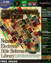 Cover of: Nelson's Electronic Bible Reference Library: Professional Edition - 76 Books
