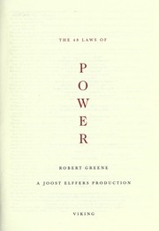 Cover of: The 48 Laws of Power