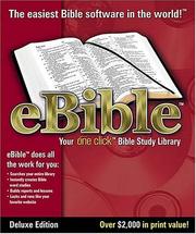 Cover of: eBible Deluxe Edition: The One-Click Bible Study Library