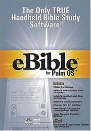 Cover of: eBible for Palm OS by Thomas Nelson