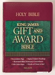 Cover of: King James Gift & Award Bible | 
