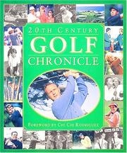 Cover of: 20th century golf chronicle