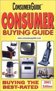 Cover of: 2001 Consumer Buying Guide (Consumer Buying Guide, 2001)