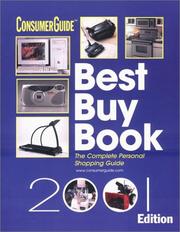 Cover of: 2001 Best Buy Book