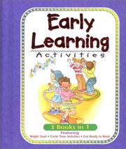 Cover of: Early learning activities