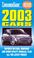 Cover of: 2003 Cars (Consumer Guide: Cars)