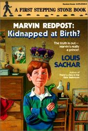 Cover of: Marvin Redpost by Louis Sachar