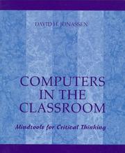 Cover of: Computers in the classroom: mindtools for critical thinking