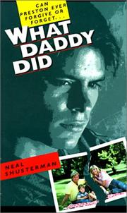 Cover of: What Daddy Did by Neal Shusterman, Neal Shusterman