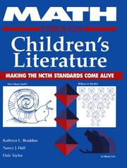 Cover of: Math Through Children's Literature