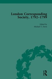 Cover of: London Corresponding Society, 1792-1799 Vol 1