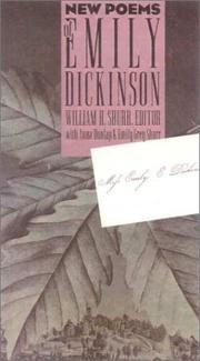 Cover of: New Poems of Emily Dickinson by William H. Shurr