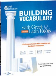 Cover of: Building Vocabulary with Greek and Latin Roots: Keys to Building Vocabulary