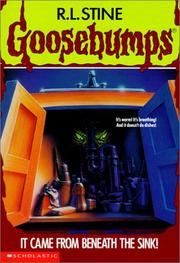 Cover of: It Came from Beneath the Sink (Goosebumps (Sagebrush)) by R. L. Stine