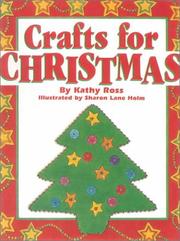 Cover of: Crafts for Christmas by Kathy Ross