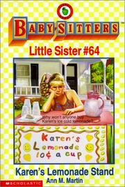 Cover of: Karen's Lemonade Stand by Ann M. Martin