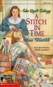 Cover of: A Stitch in Time by Ann Rinaldi