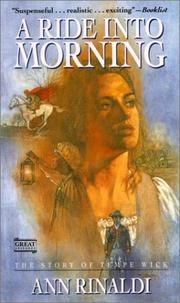 Cover of: A Ride into Morning by Ann Rinaldi