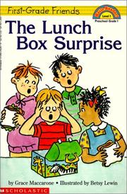 Cover of: The Lunch Box Surprise by Grace Maccarone