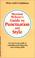 Cover of: Merriam-Webster's Guide to Punctuation and Style