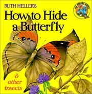 Cover of: How to Hide a Butterfly & Other Insects by Ruth Heller