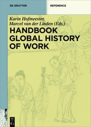 Handbook Global History of Work cover