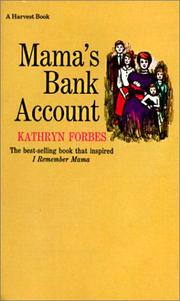 Cover of: Mama's Bank Account by Kathryn Forbes