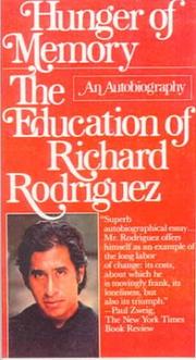 Cover of Hunger of Memory: The Education of Richard Rodriguez