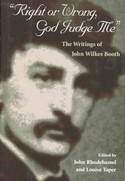 Cover of: Right or wrong, God judge me by Thomas A. Branson