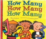 Cover of: How Many, How Many, How Many by Rick Walton, Rick Walton
