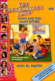 Cover of: Dawn and Too Many Sitters by Ann M. Martin