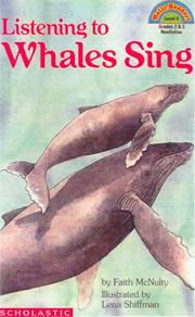 Cover of: Listening to Whales Sing by Faith McNulty