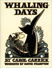 Cover of: Whaling Days by Carol Carrick, Carol Carrick