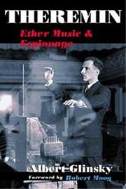 Cover of: Theremin by Albert Glinsky