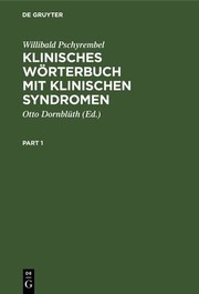 Cover of: Klinisches Wörterbuch Mit Klinischen Syndromen by Willibald Pschyrembel, Otto Dornblüth, Willibald Pschyrembel, Otto Dornblüth