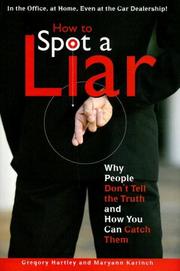 Cover of: How to Spot a Liar