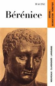 Cover of: Berenice by Jean Racine, Jean Racine