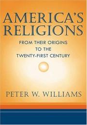 Cover of: America's Religions by Peter W. Williams