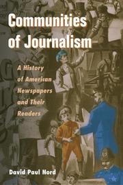 Cover of: Communities of journalism by David Paul Nord