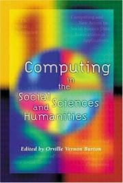 Cover of: Computing in the Social Sciences and Humanities by Orville Vernon Burton