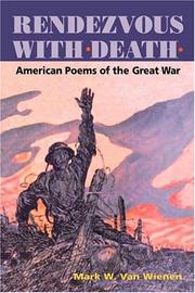 Cover of: Rendezvous with Death: AMERICAN POEMS OF THE GREAT WAR (American Poetry Recovery Series)