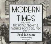 Cover of: Modern Times by Paul Johnson