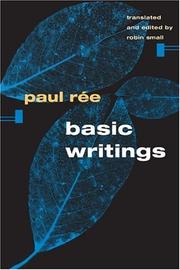 Cover of: Basic Writings (International Nietzsche Studies) by Paul Ree, Robin Small