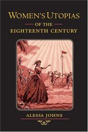Cover of: Women's Utopias of the Eighteenth Century