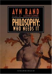 Cover of: Philosophy by Ayn Rand